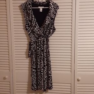 Black and white dress